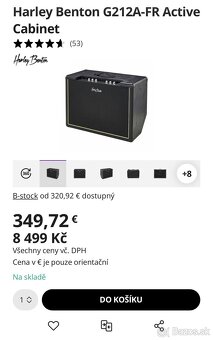 Aktivny gitarový reprobox Harley Benton G212A-FR - 5