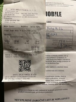 Radmi Note 14 5G, 8Gb RAM, 256GB ROM - 5