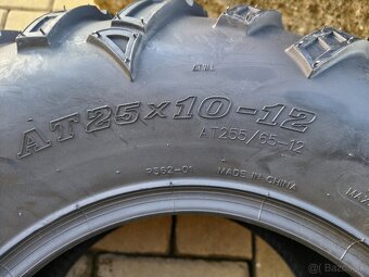 Pneumatiky na štvorkolky 25x8 R12,25x10 r12 - 5
