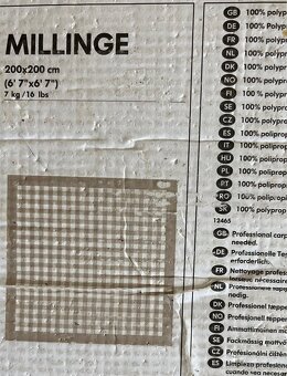 Koberec Ikea Millinge 200x200 - 5