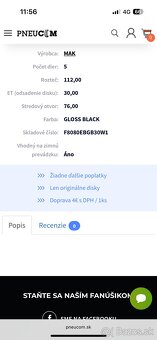 MAK EMBLEMA 8Jx 18, 5x112, ET 30 - 5