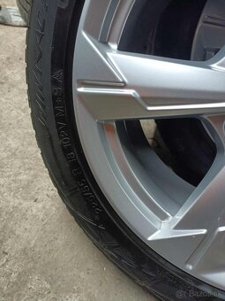 ❄️zimné 4ks alu disky orig. Audi 5x112 R18 pneu 225/55 7mm - 5