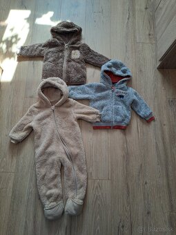 Kabátiky  huňaté  pre dieťa - 5