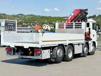 MAN TGS 35.440 8x4, valník s hydraulickou rukou - 5