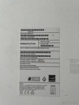 Predám APPLE MACBOOK PRO 13" RETINA TOUCH BAR Apple M2 chip - 5