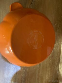 Liatinový hrniec v tvare tekvice - 5