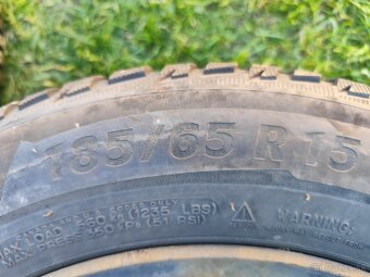 plechové disky R15 zimné pneu 185/65 - 5