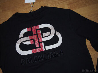 Balenciaga pánska mikina čierna - 5