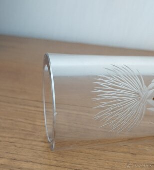 Sklenená váza - "Zlatý bodliak" - 5