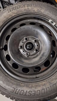 Zimne 215/60r16 Bridgestone+plechove disky - 5