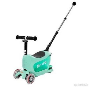Micro Mini 2go Deluxe plus mint, kolobezka, odrážadlo - 5