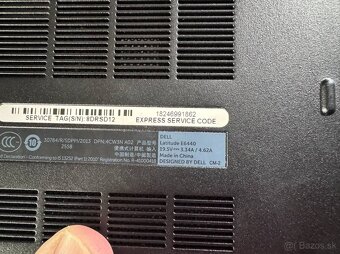 Predám pokazený notebook na náhradné diely zn.Dell e6440. - 5