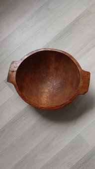 Starožitné drevené korýtko 2 ks - 5