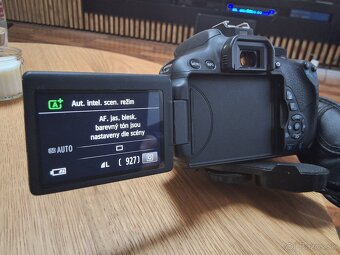 Canon EOS 700D,4x objektiv 2x bateria 350e - 5