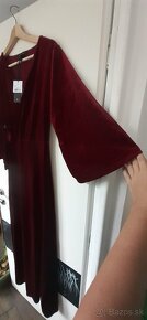 Vínovo červené šaty s vysačkou - 5