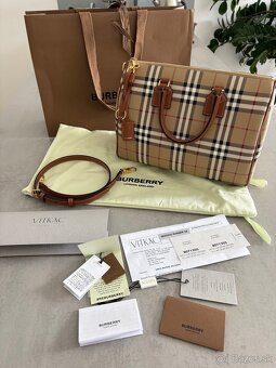 Burberry originál kabelka medium bowling bag, pc 1350€ - 5