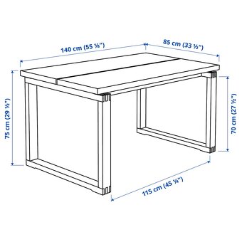 IKEA MORBYLANGA - Jedalensky stol 140x85 - 5