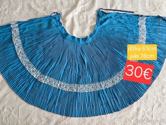 Stary kroj ROZNE SUKNE PLISOVANÉ - 5