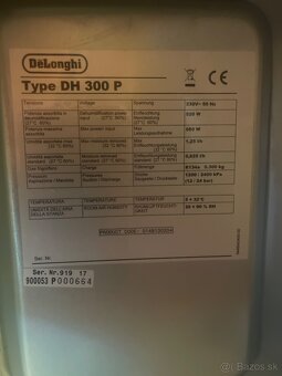 Profesionalny odvhlcovac DELONGHI DH300P - 5