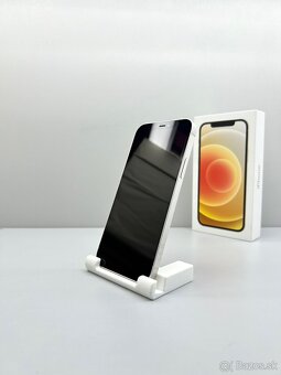 iPhone 12 WHITE TOP STAV NOVÁ BATÉRIA 100% - 5