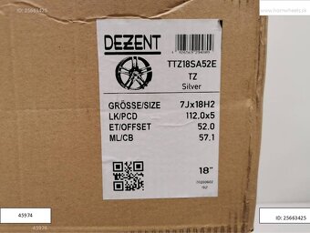 Škoda Octavia alu disky 7J R18 5x112 ET52 1200 - 5