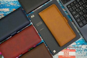 Zatváracie puzdro s bočným pásikom pre Xiaomi, Redmi a Poco - 5