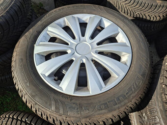 plechové disky "peugeot" 4x108 16" pneu 215/60 r16 zimné - 5