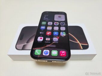 APPLE IPHONE 16 PRO 256GB ,DESERT TITANIUM,BATERKA 99% - 5