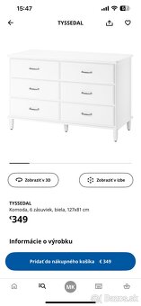 Komoda Tyssedal Ikea - 5