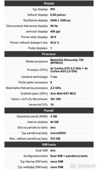 Xiaomi Redmi 10 5G 4GB/64GB Dual SIM Graphite Gray - 5