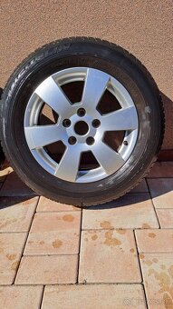 5x100 disky škoda s pneu 195/65 r15 - 5