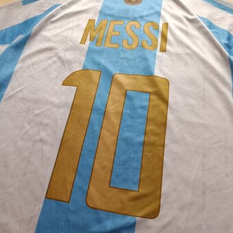 Lionel Messi #10 futbalový dres Argentína 2022 M - 5