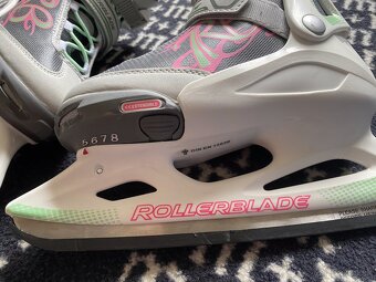 Dievčenske zimne korčule Rollerblade nastavitelne - 5