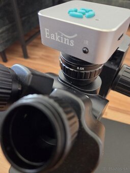 Simul-Focus 3.5X-90X Stereo Trinocular Microscope 48MP - 5