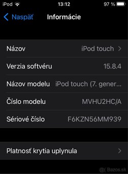 Apple iPod touch 7 – modrý, 32 GB - 5