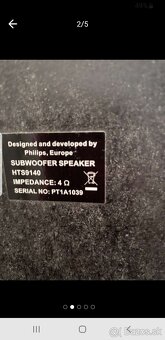 Subwoofer Philips HTS9140 - 5