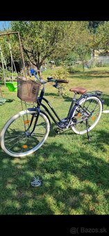 Retro bicykel s košíkom - 5