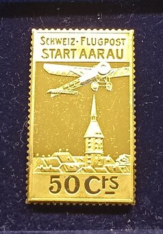 Strieborné známky Helvetia - 5