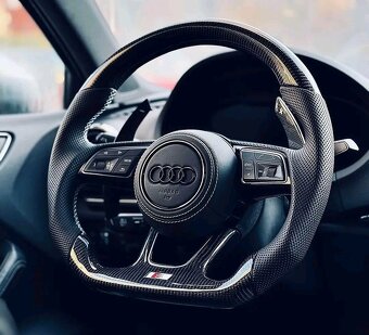 AUDI VOLANT KARBONOVY zkoseny karbonový športový - 5