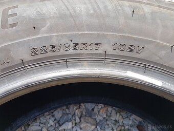 225/65 r17 letné pneumatiky 4ks Bridgestone - 5