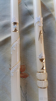 Sviečky - na krstenie , prímanie - 5