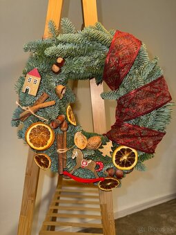 Vianočný veniec na dvere - 5