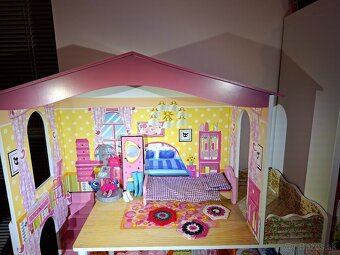 Veľký drevený barbie dom - 2 ks - 5