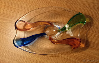 Sklenená miska, žardiniéra Rhapsody Zemek Mstišov - 5