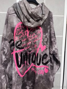 Oversize sivá mikina - 5