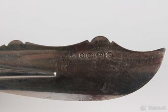 Predám starožitné strieborné nože - 5