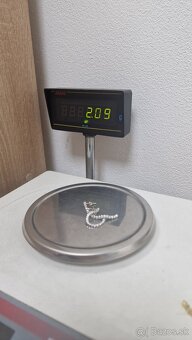 Zlaté tenisové náušnice biele - 5