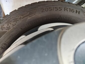 Zimná sada 205/55/R16H Barum Polaris,+disky + puklice - 5
