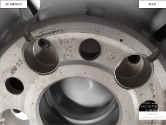 Mercedes C Klass orig. alu disky dvojrozmer R17 5x112 1222 - 5
