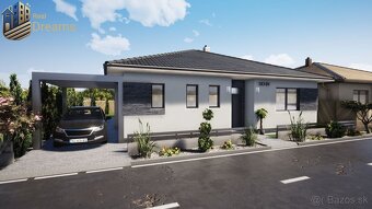 EXKLUZÍVNA NOVOSTAVBA V OBCI CHRABRANY – 4 IZBY, 600 m² POZE - 5